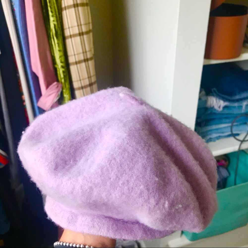 lavender beret